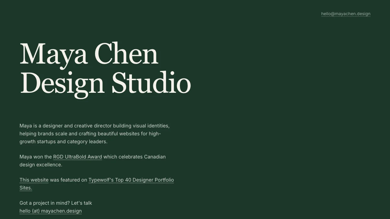 Screenshot of Verdure - Designer Portfolio Case Study Template